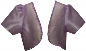 GIRLS ORGANZA JACKETS W/ BEADS (LILAC)